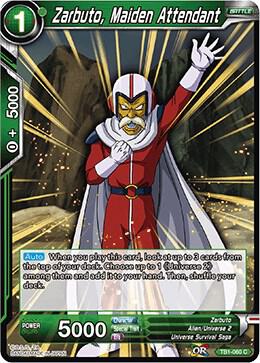 Zarbuto Maiden Attendant TB1-060 Tournament of Power Dragonball Super card