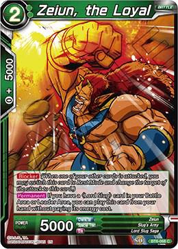 Zeiun the Loyal Foil BT6-068 Destroyer Kings Dragonball Super card
