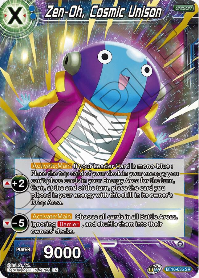 Zen Oh Cosmic Unison BT10-035 Rise of the Unison Warrior Dragonball Super card