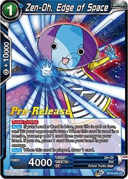 Zen Oh Edge of Space BT10-055 Rise of the Unison Warrior Pre-Release Cards Dragonball Super card