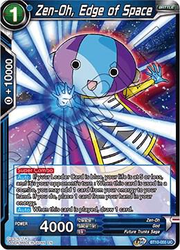Zen Oh Edge of Space BT10-055 Rise of the Unison Warrior Dragonball Super card