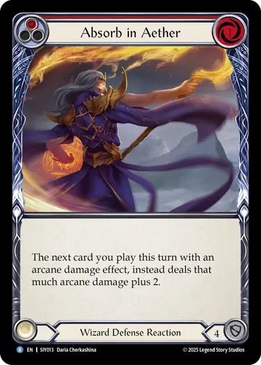 Absorb in Aether SIY013 - Silver Age Chapter 1 - Iyslander - Flesh and blood card