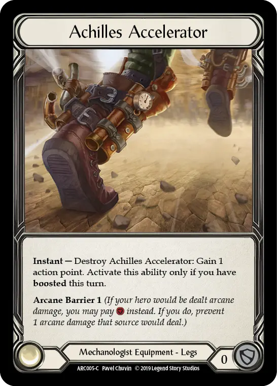 Achilles Accelerator ARC005 - Arcane Rising - Flesh and blood card