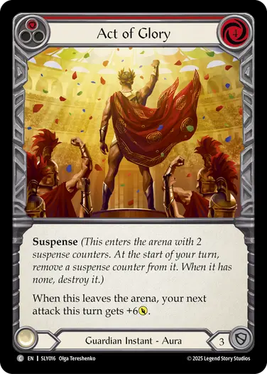 Act of Glory SLY016 - Silver Age Chapter 3 - Lyath Goldmane - Flesh and blood card