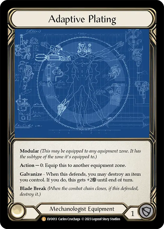 Adaptive Plating EVO013-RF - Bright Lights - Flesh and blood card
