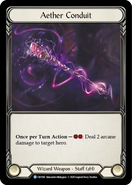 Aether Conduit CRU160 - Crucible of War - Flesh and blood card