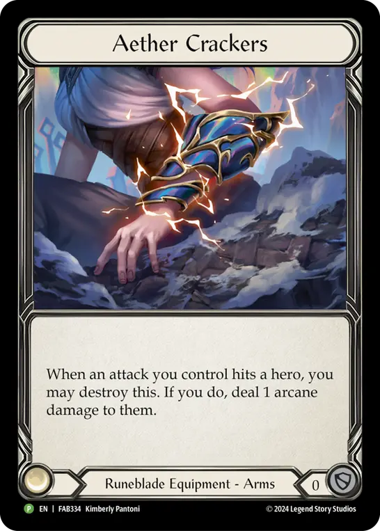 Aether Crackers FAB334-CF - Conventions - 1st Strike - Flesh and blood card