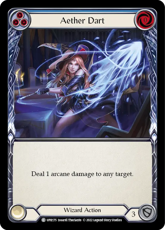 Aether Dart BLUE UPR175 - Uprising - Flesh and blood card