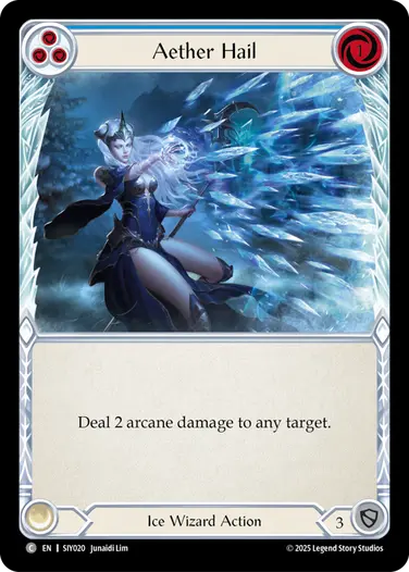 Aether Hail SIY020 - Silver Age Chapter 1 - Iyslander - Flesh and blood card