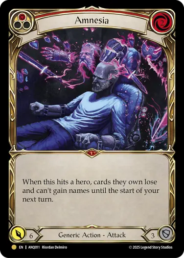 Amnesia ANQ011 - Compendium of Rathe - Antiquity Pack - Flesh and blood card