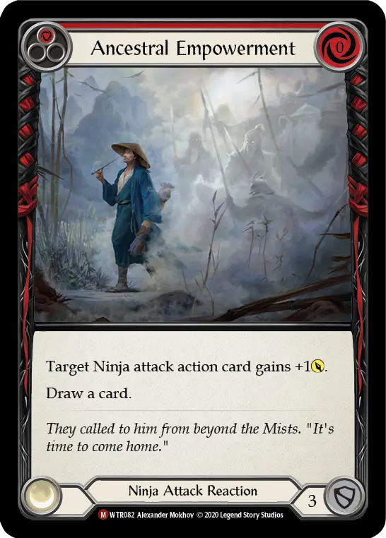 Ancestral Empowerment RED U-WTR082-RF - Welcome to Rathe - Unlimited - Flesh and blood card