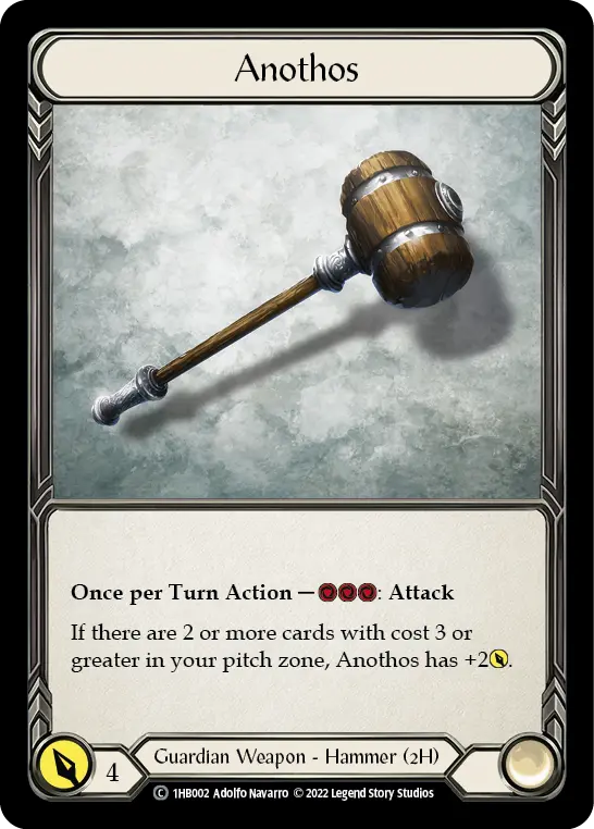 Anothos 1HB002 - Bravo - Blitz Deck - Flesh and blood card