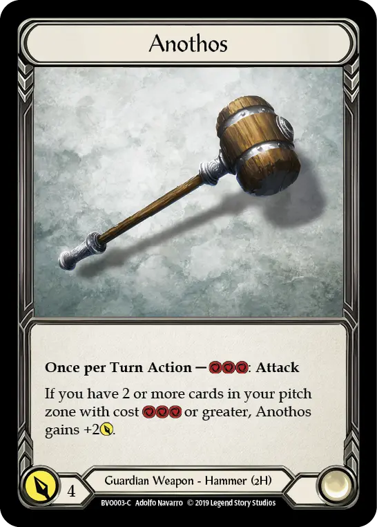 Anothos BVO003 - Bravo, Showstopper - Hero Deck - Flesh and blood card