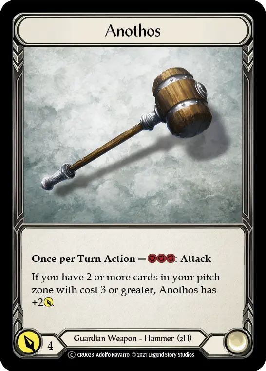 Anothos U-CRU023-RF - Crucible of War - Unlimited - Flesh and blood card