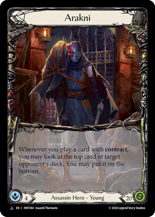 Arakni HNT264-MV - The Hunted - Flesh and blood card