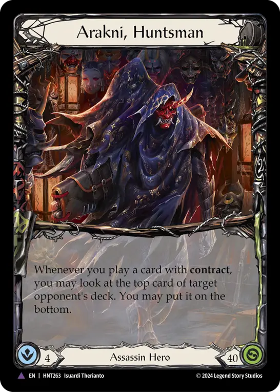Arakni, Huntsman HNT263-MV - The Hunted - Flesh and blood card
