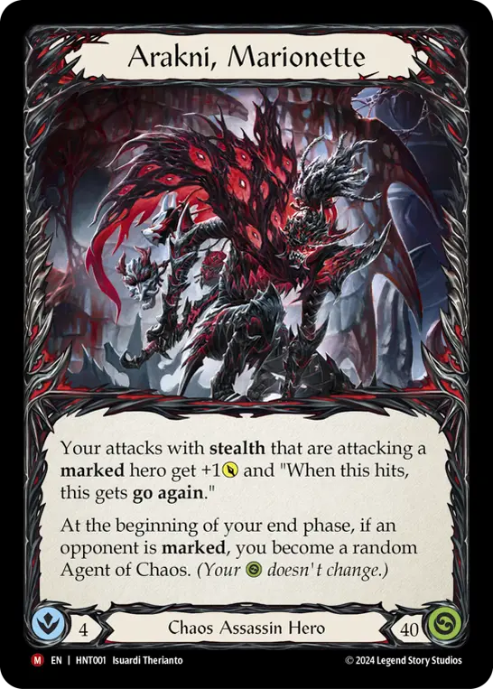 Arakni, Marionette HNT001 - The Hunted - Flesh and blood card