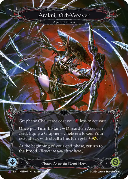 Arakni, Orb-Weaver HNT005-MV - The Hunted - Flesh and blood card