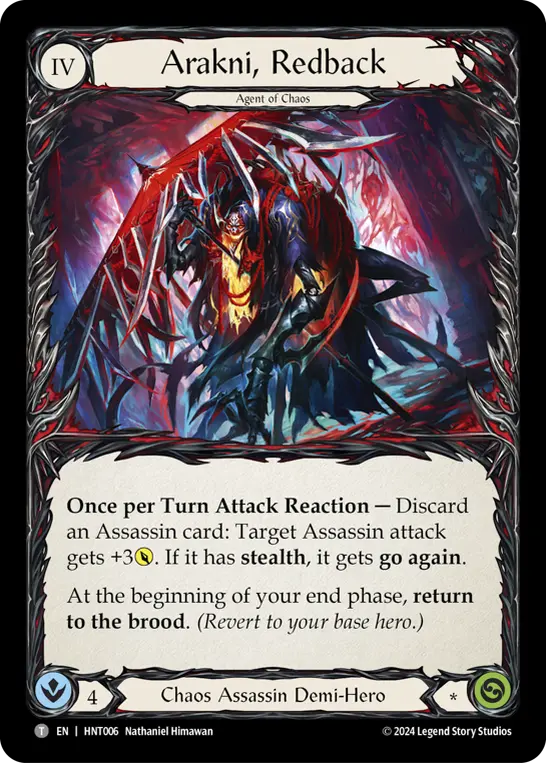 Arakni, Redback HNT006 - The Hunted - Flesh and blood card
