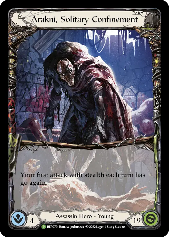 Arakni, Solitary Confinement HER079-CF - Calling - Outsiders - Flesh and blood card