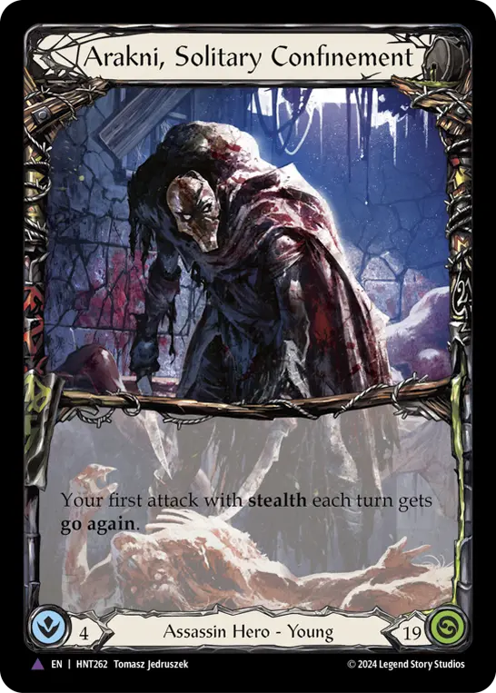 Arakni, Solitary Confinement HNT262-MV - The Hunted - Flesh and blood card