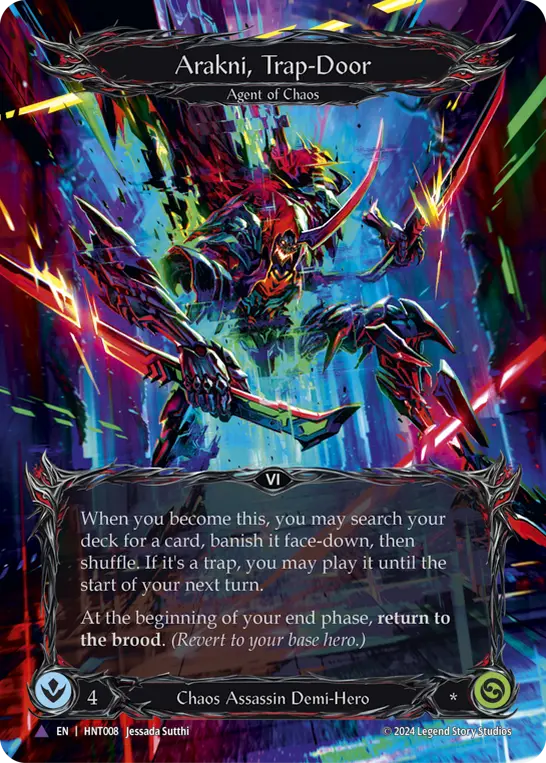 Arakni, Trap-Door HNT008-MV - The Hunted - Flesh and blood card