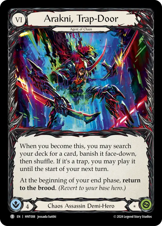 Arakni, Trap-Door HNT008 - The Hunted - Flesh and blood card
