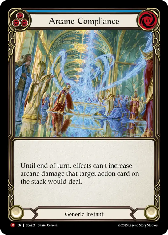 Arcane Compliance BLUE SEA261 - High Seas - Flesh and blood card