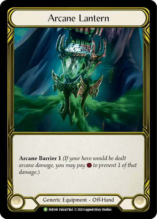 Arcane Lantern FAB146-GF - ProQuest - Season 4 - Flesh and blood card