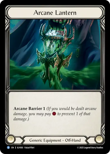 Arcane Lantern SLY003 - Silver Age Chapter 3 - Lyath Goldmane - Flesh and blood card