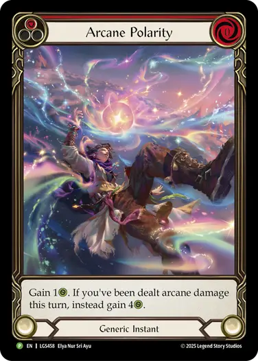 Arcane Polarity LGS458-RF - Skirmish - Season 15 - Flesh and blood card