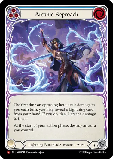 Arcanic Reproach OMN052 - Omens of the Third Age - Flesh and blood card