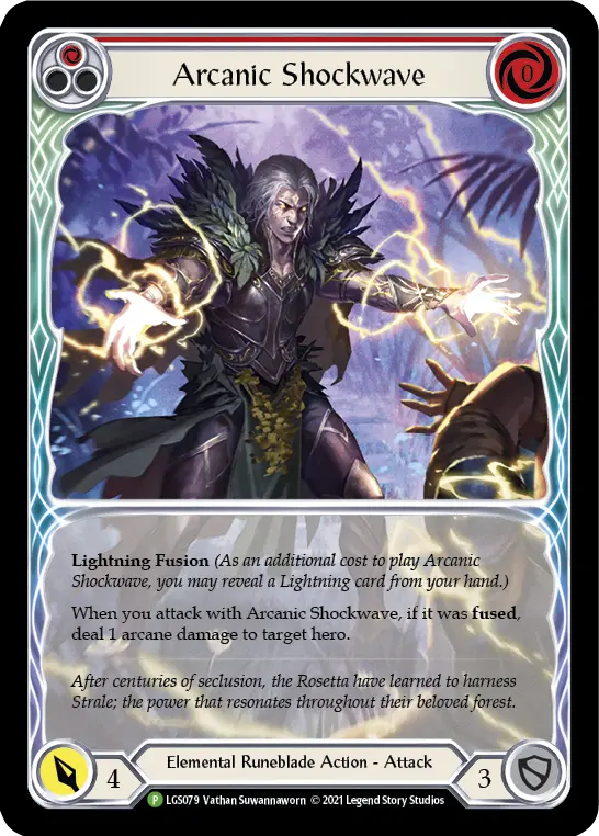 Arcanic Shockwave RED LGS079-RF - Calling - Indianapolis 2022 - Flesh and blood card