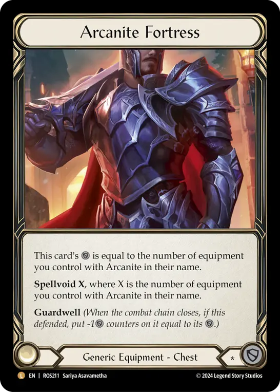 Arcanite Fortress ROS211-RF - Rosetta - Flesh and blood card