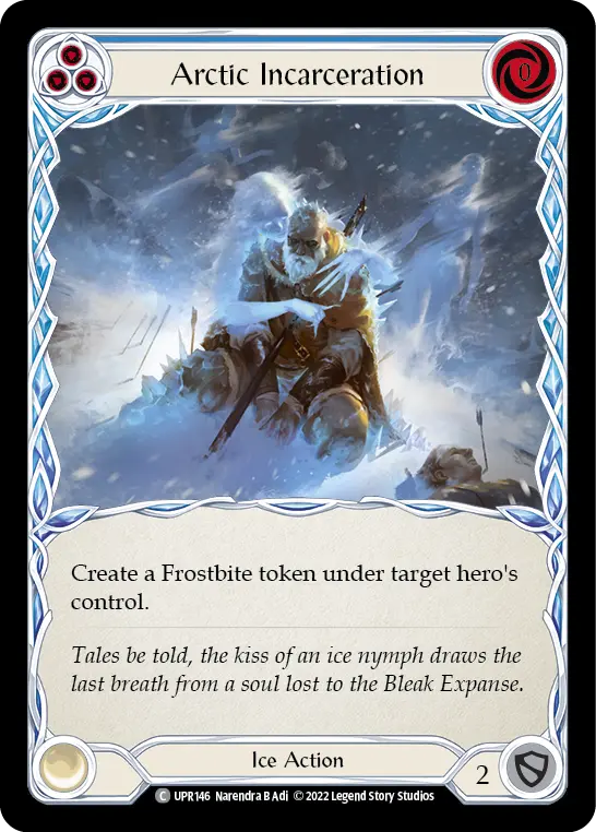 Arctic Incarceration BLUE UPR146 - Uprising - Flesh and blood card