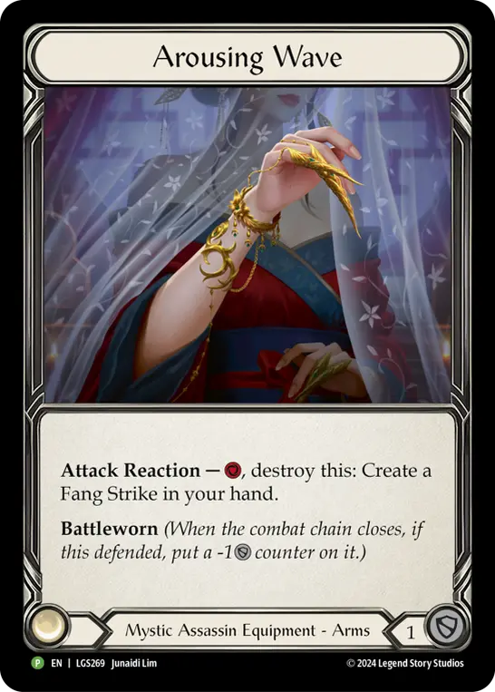 Arousing Wave LGS269-RF - Pre-release - Part the Mistveil - Flesh and blood card