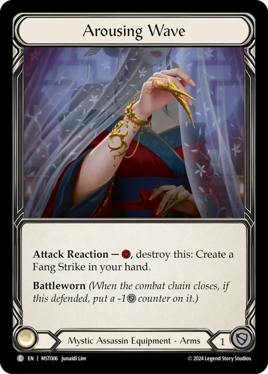 Arousing Wave MST006 - Part the Mistveil - Flesh and blood card