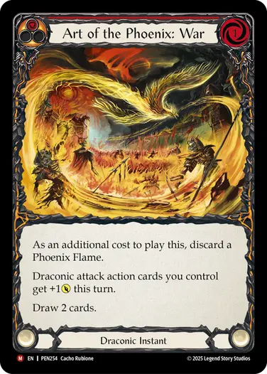 Art of the Phoenix: War PEN254 - Compendium of Rathe - Flesh and blood card