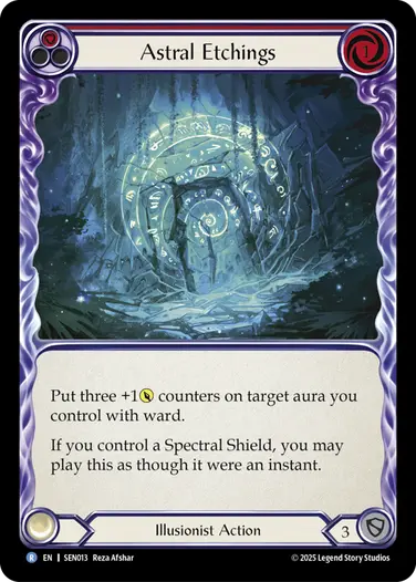 Astral Etchings SEN013 - Silver Age Chapter 2 - Enigma - Flesh and blood card