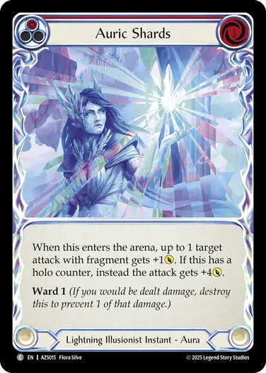 Auric Shards AZS015 - Armory Deck - Zyggy Starlight - Flesh and blood card