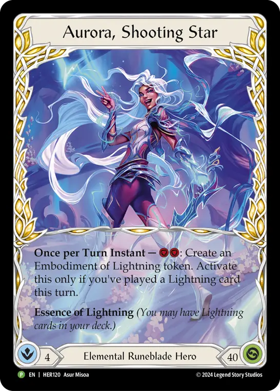 Aurora, Shooting Star HER120-RF - ProQuest - Season 6 - Flesh and blood card