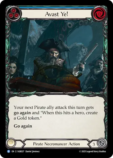 Avast Ye! SGB027 - Silver Age Chapter 3 - Gravy Bones - Flesh and blood card