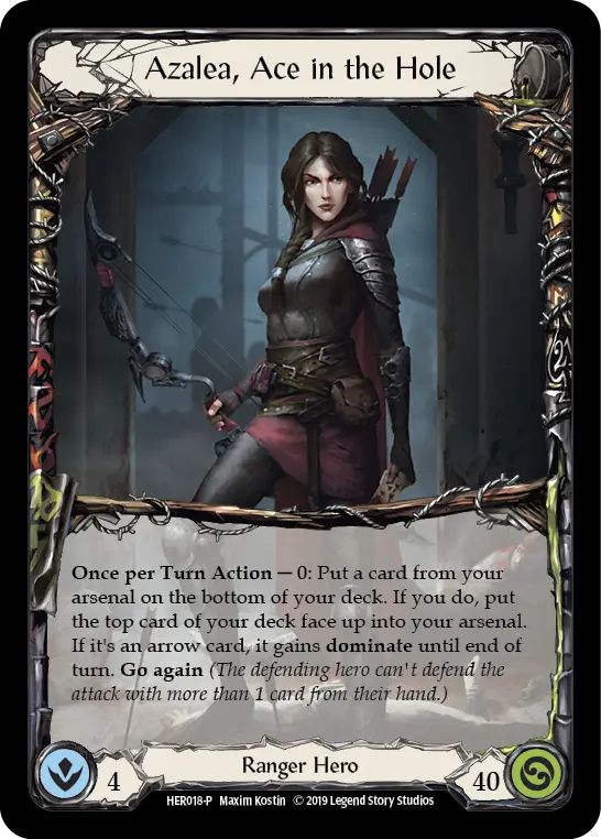 Azalea, Ace in the Hole HER018-RF - Buy-a-Box - Arcane Rising - Flesh and blood card