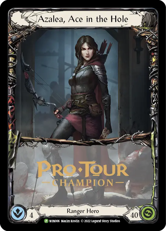 Azalea, Ace in the Hole WIN006-CF - Pro Tour Champion Cards - Flesh and blood card