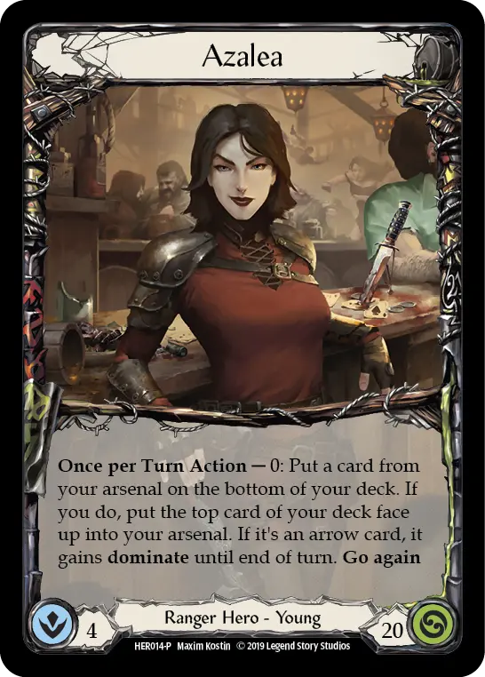Azalea HER014-RF - Pre-release - Arcane Rising - Flesh and blood card
