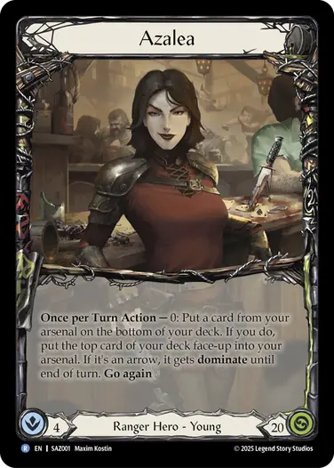 Azalea SAZ001 - Silver Age Chapter 2 - Azalea - Flesh and blood card