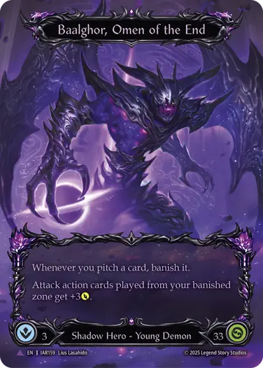 Baalghor, Omen of the End IAR159-MV - Omens of the Third Age - Flesh and blood card