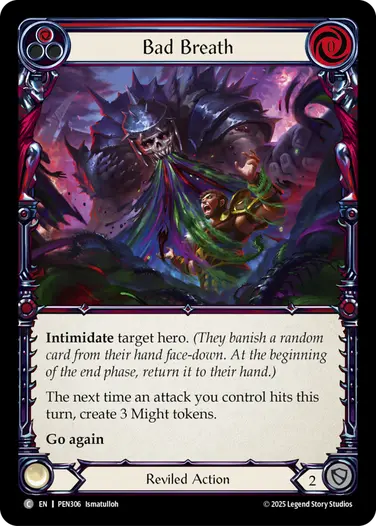 Bad Breath PEN306 - Compendium of Rathe - Flesh and blood card