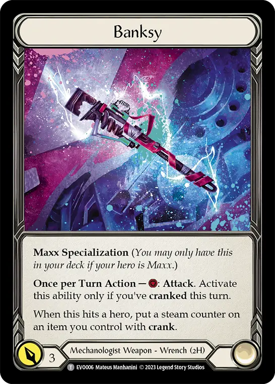 Banksy EVO006 - Bright Lights - Flesh and blood card