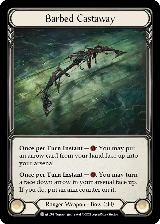 Barbed Castaway AZL002 - Azalea - Blitz Deck - Flesh and blood card
